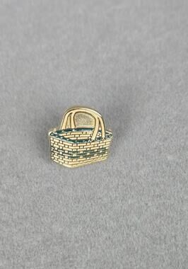 Longaberger Basket Gold Tone Pin